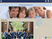 Tablet Screenshot of brooksidedentalcare.net